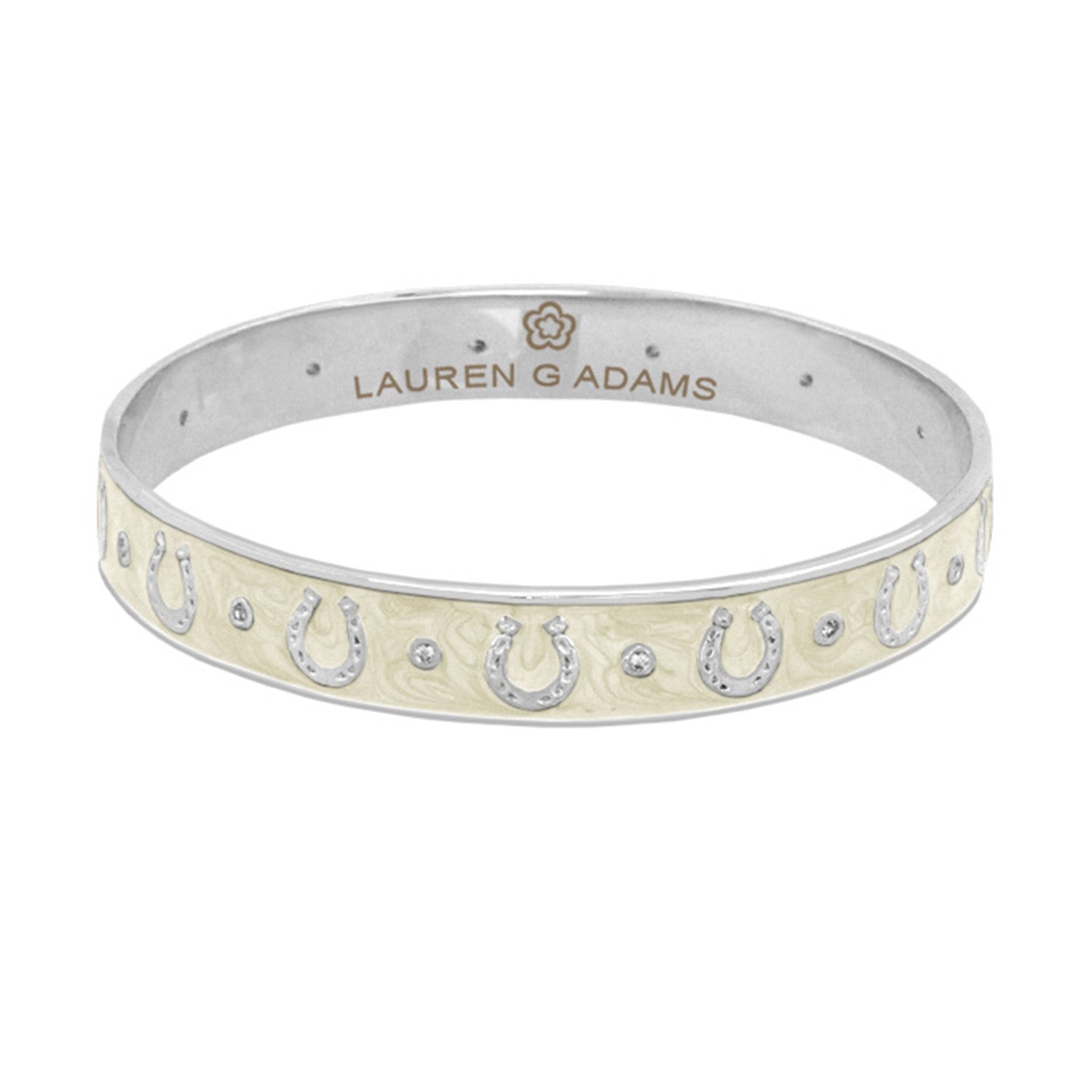 Equestrian Horseshoe Bangle