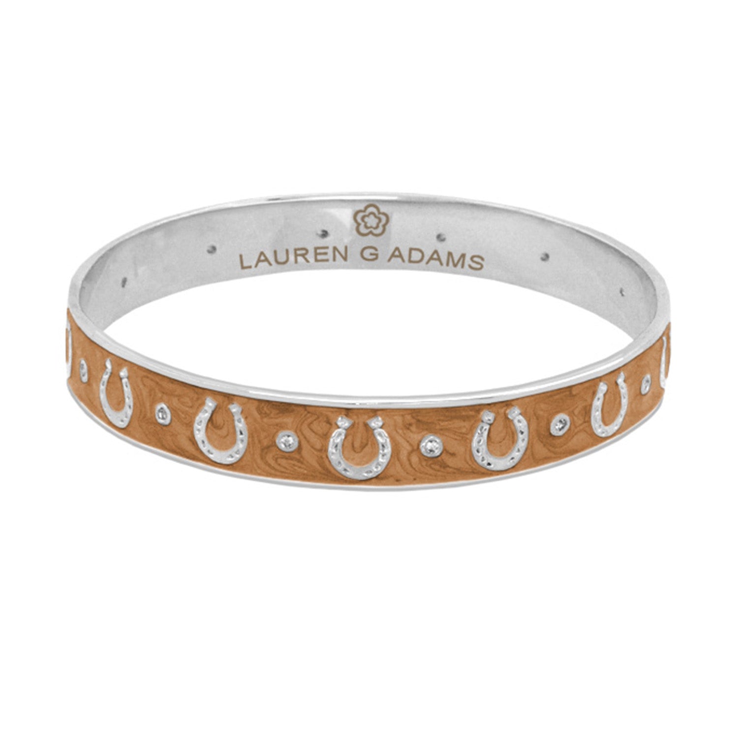 Equestrian Horseshoe Bangle