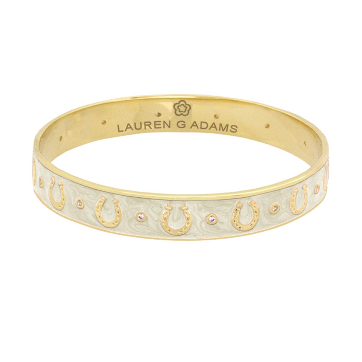 Equestrian Horseshoe Bangle