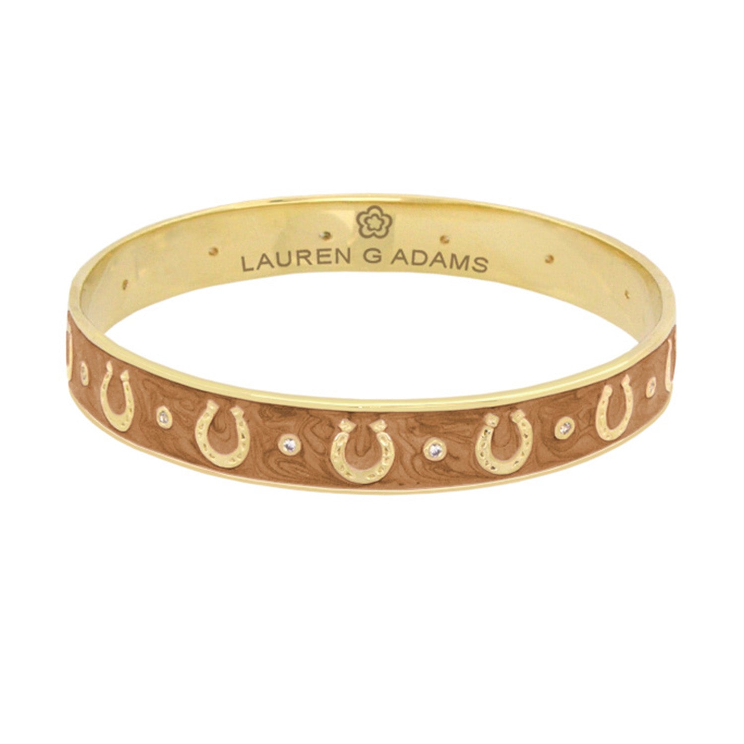Equestrian Horseshoe Bangle