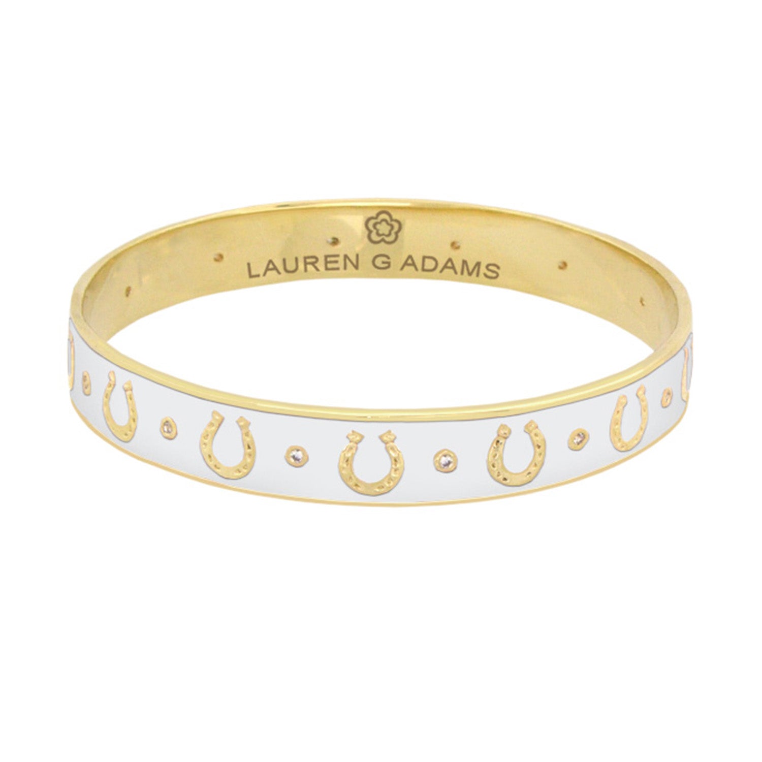 Equestrian Horseshoe Bangle
