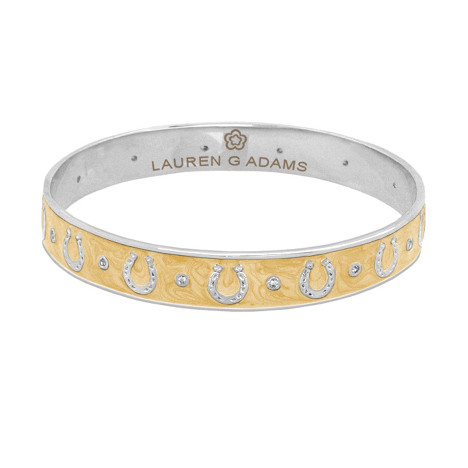 Equestrian Horseshoe Bangle