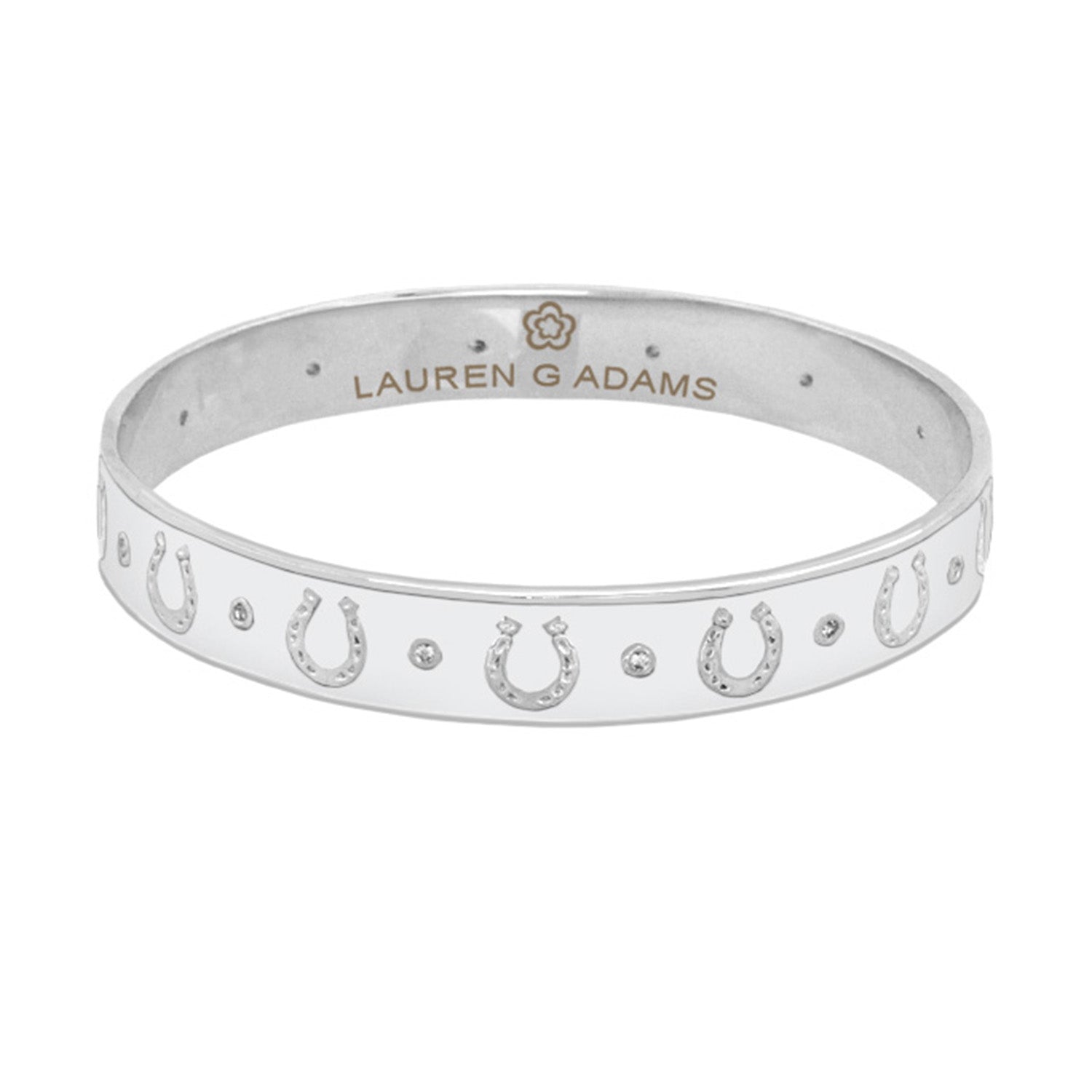 Equestrian Horseshoe Bangle