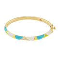 Earth Wind and Pave Bangle
