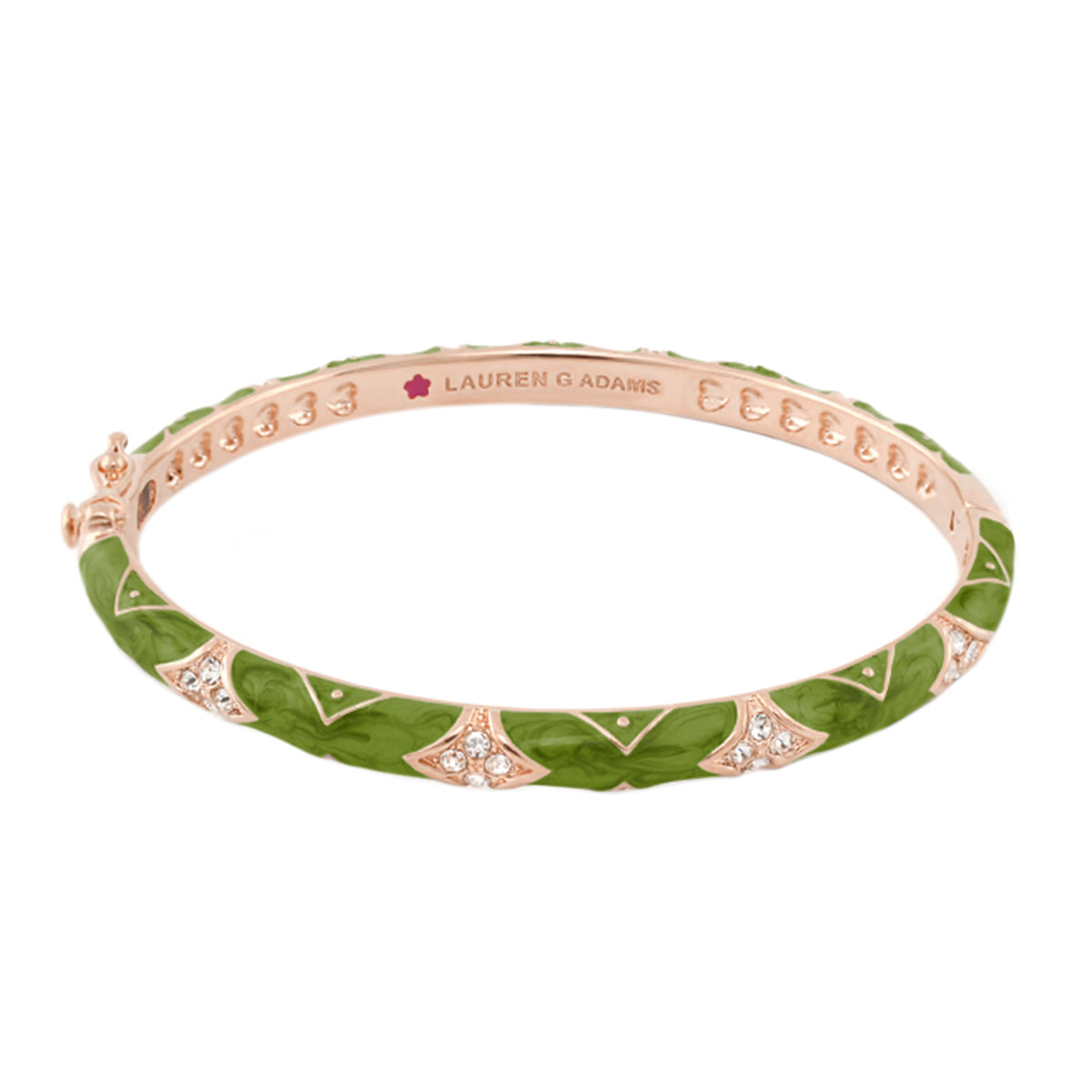 Stackable Fiesta Rose Gold Plated Brass Bangle