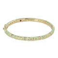 Stackable Fiesta Gold Plated Brass Bangle