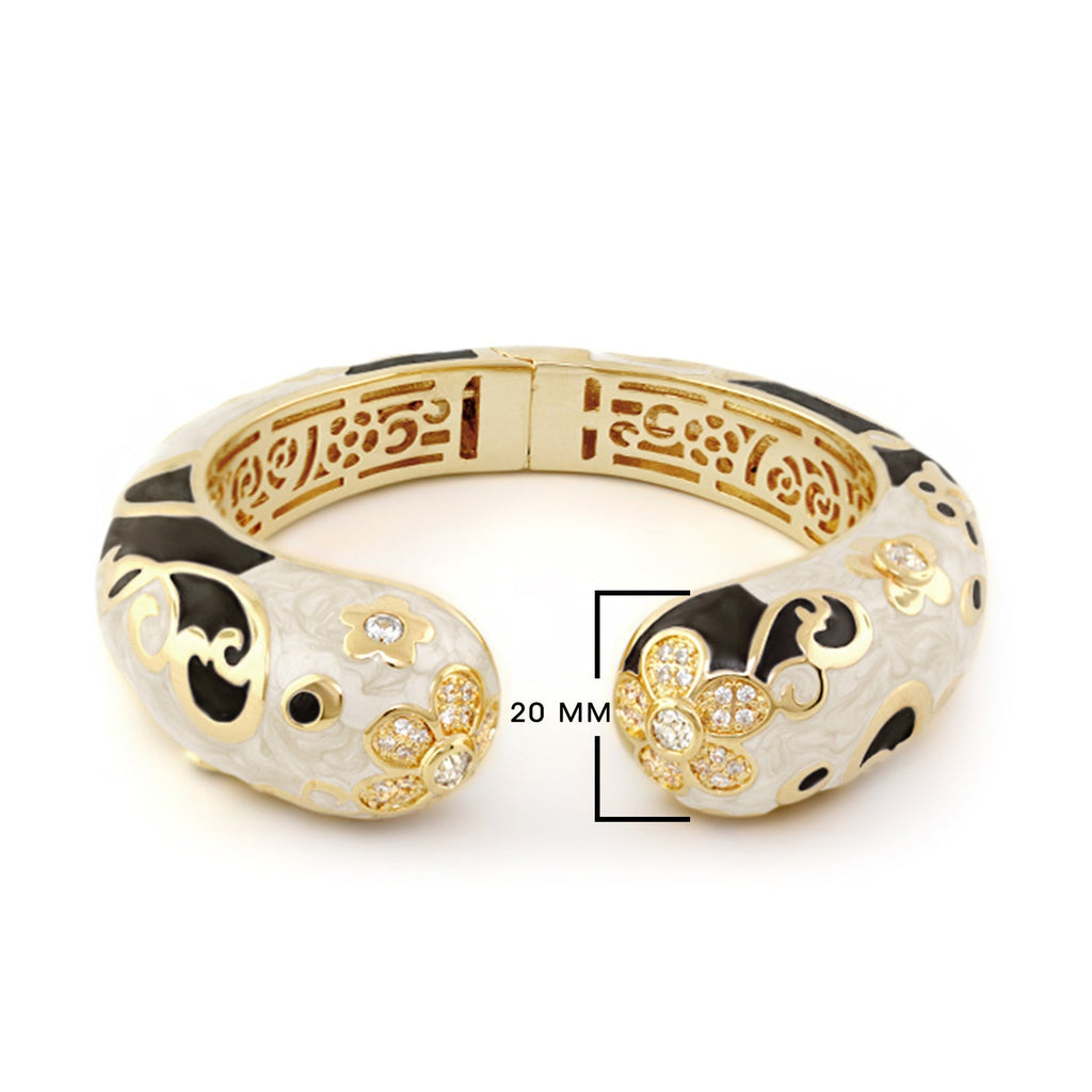Daisy Swirl Bangle