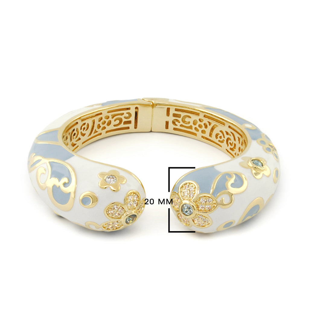 Daisy Swirl Bangle