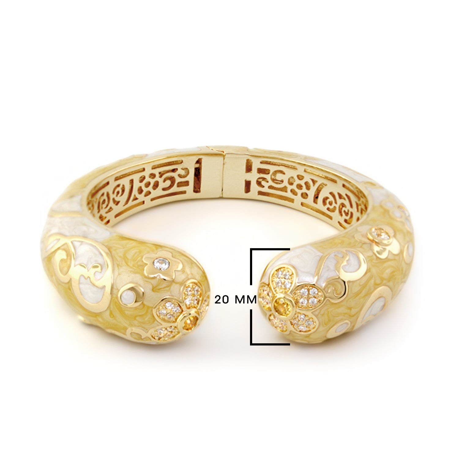 Daisy Swirl Bangle