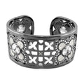 Floral Knight Cuff Bangle