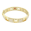 Floral Knight Stackable Bangle