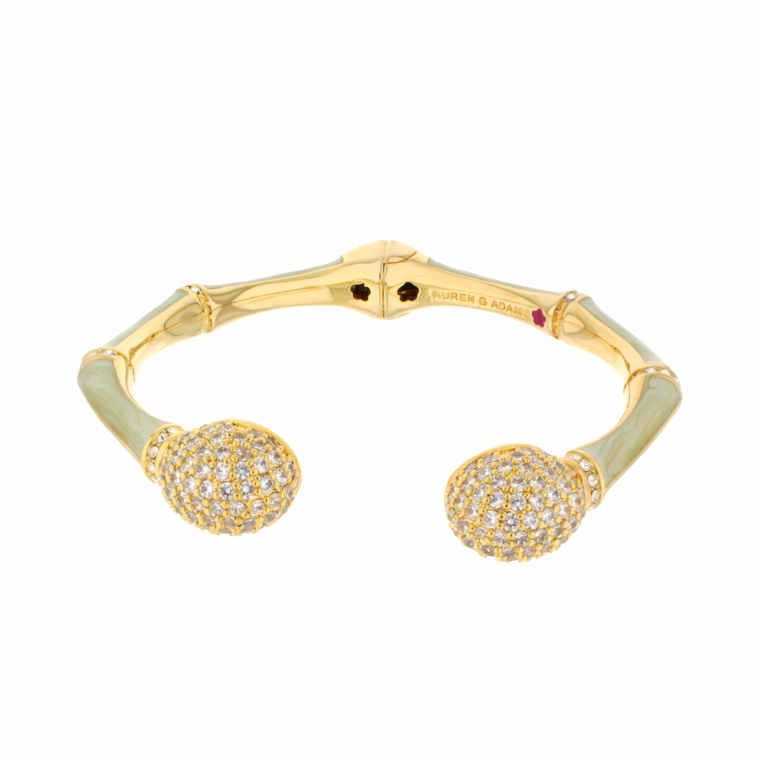 Bamboo Pave Bangle