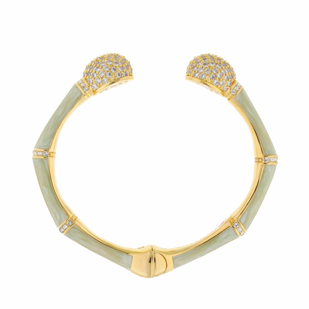 Bamboo Pave Bangle