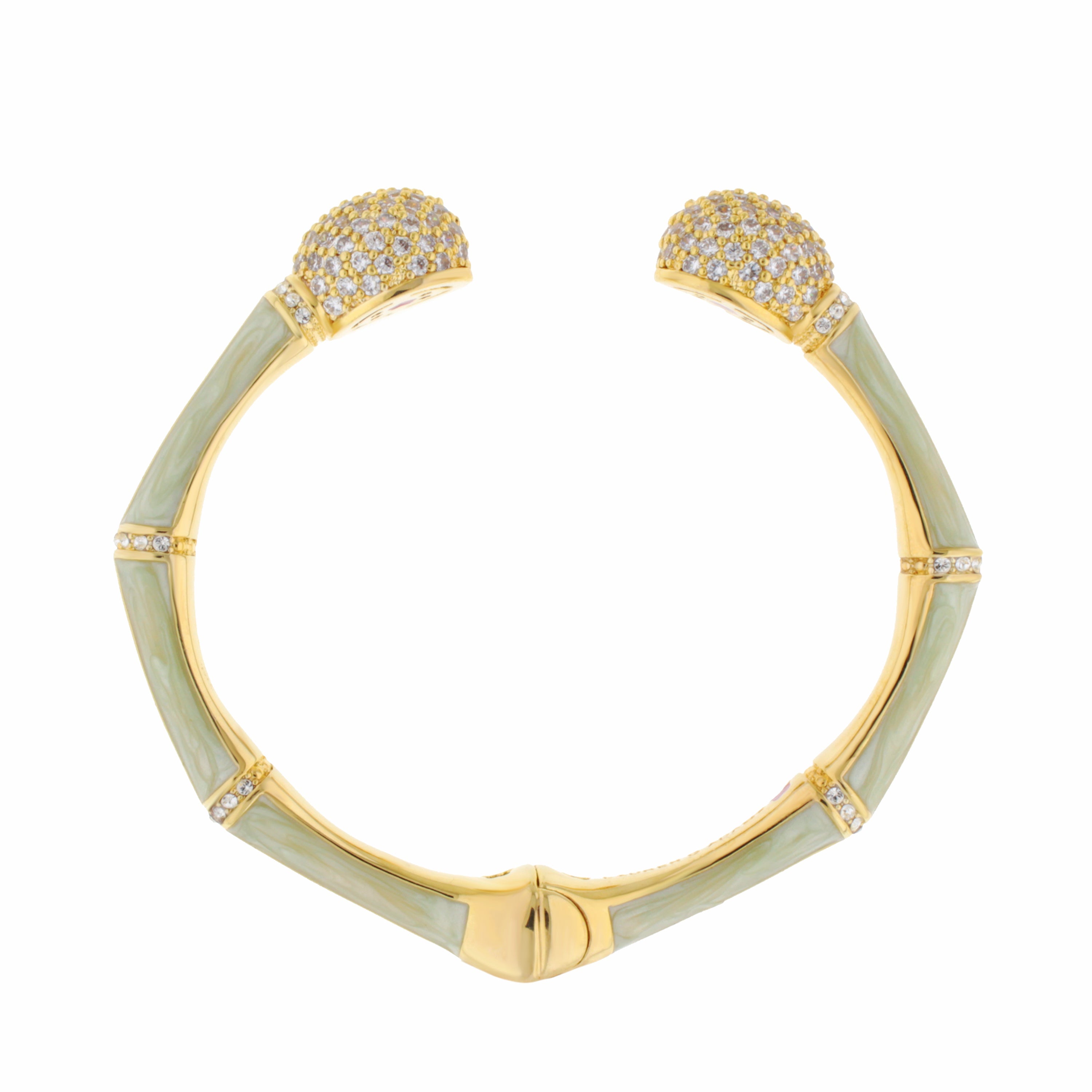 Bamboo Pave Bangle