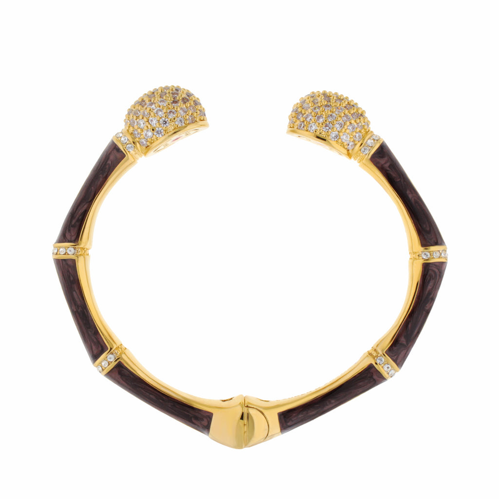 Bamboo Pave Bangle
