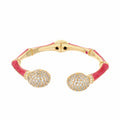 Bamboo Pave Bangle