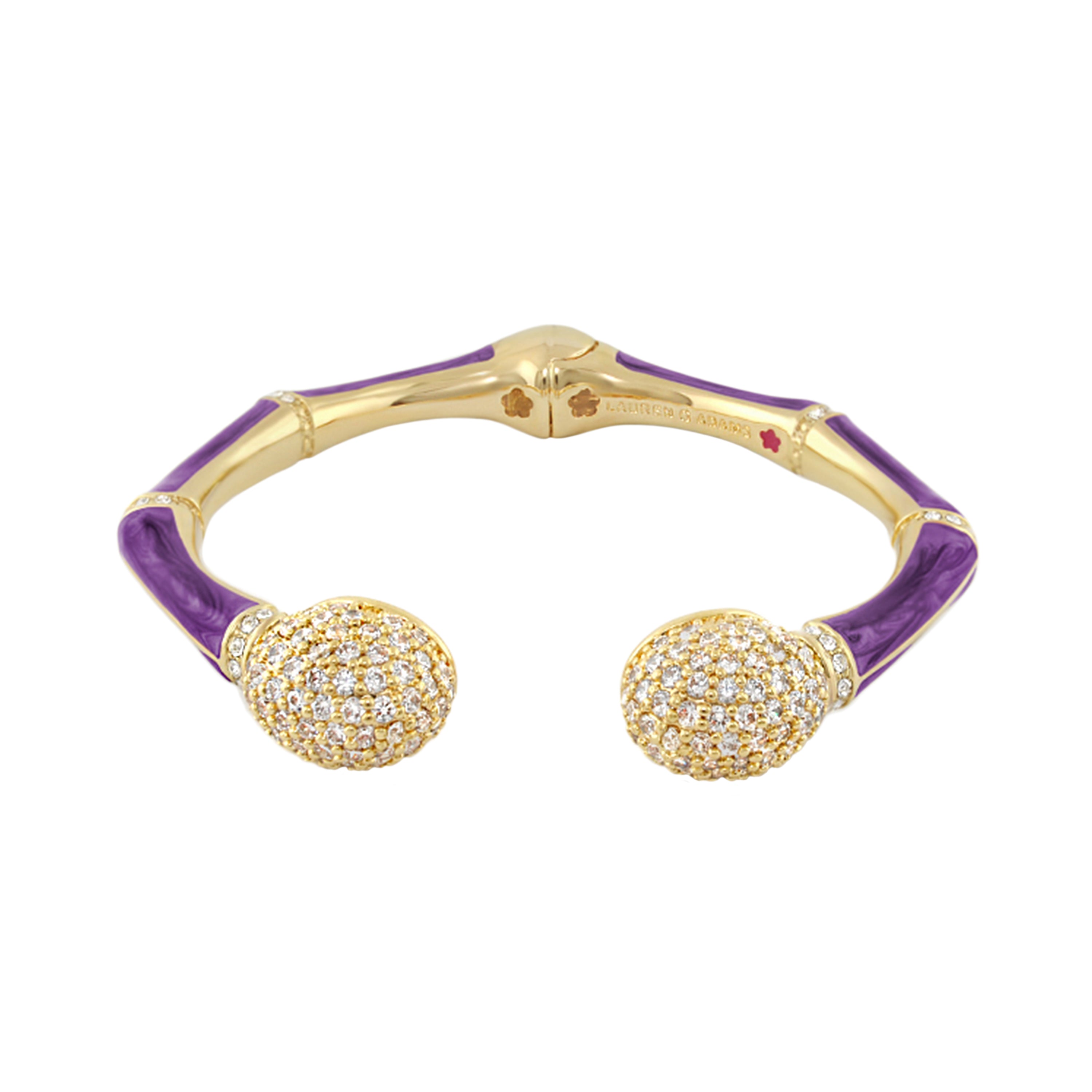 Bamboo Pave Bangle