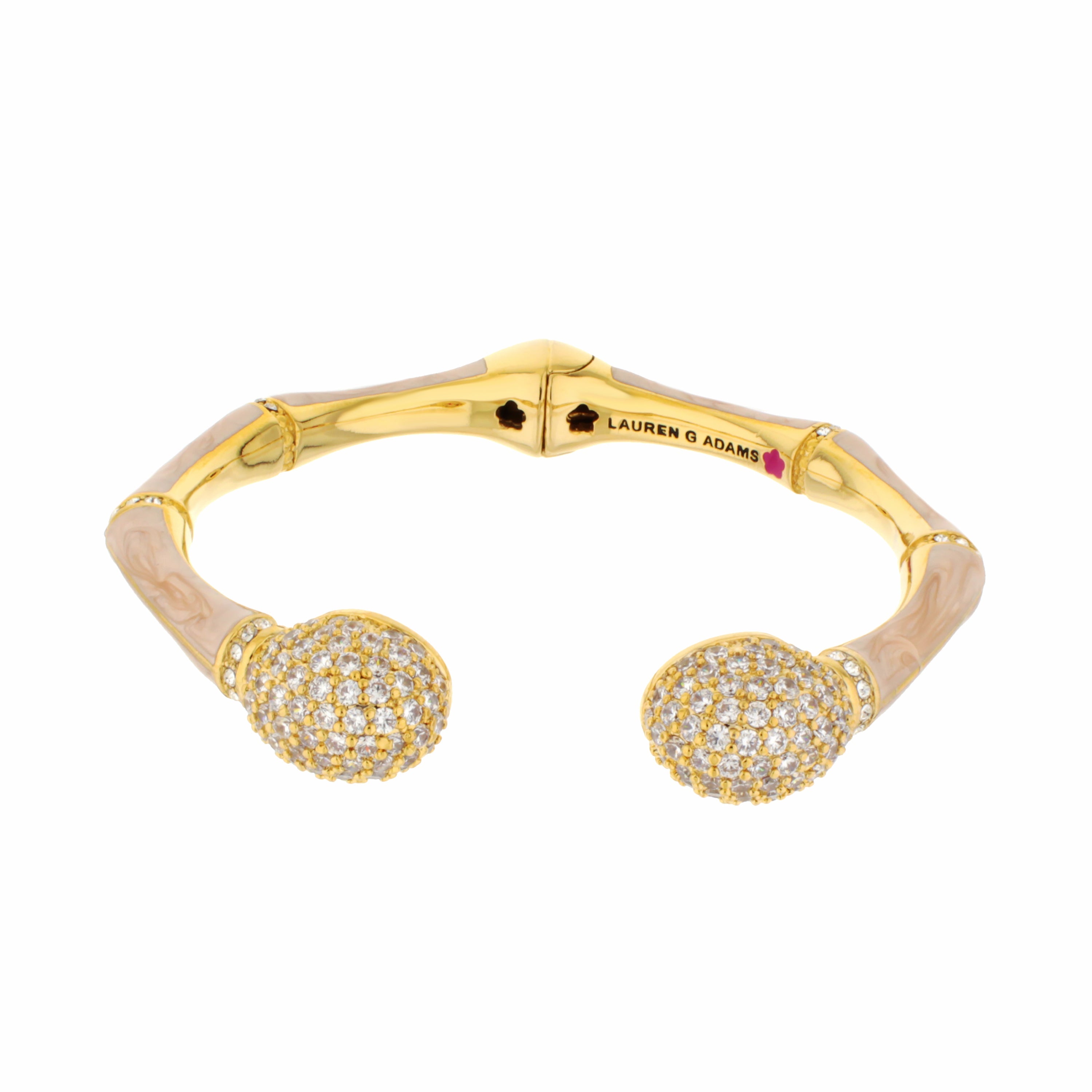 Bamboo Pave Bangle