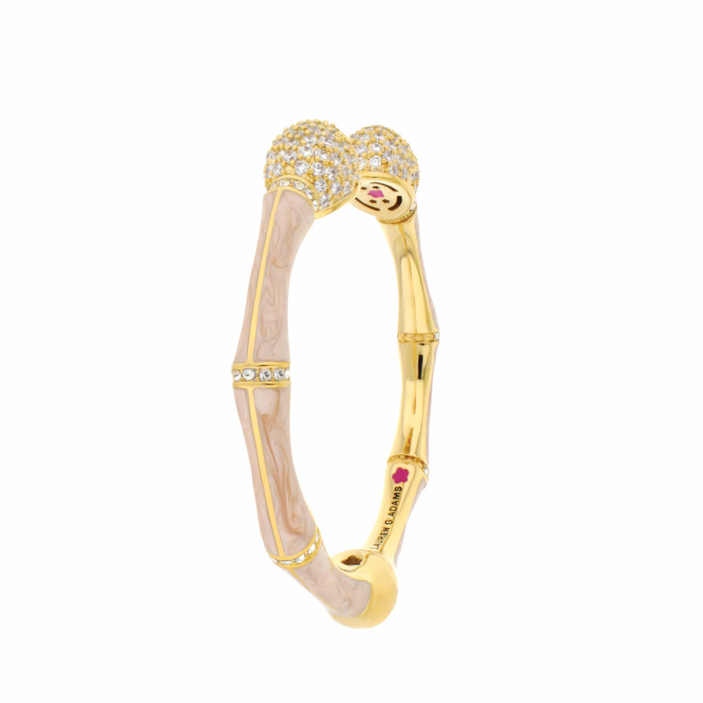 Bamboo Pave Bangle