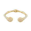 Bamboo Pave Bangle