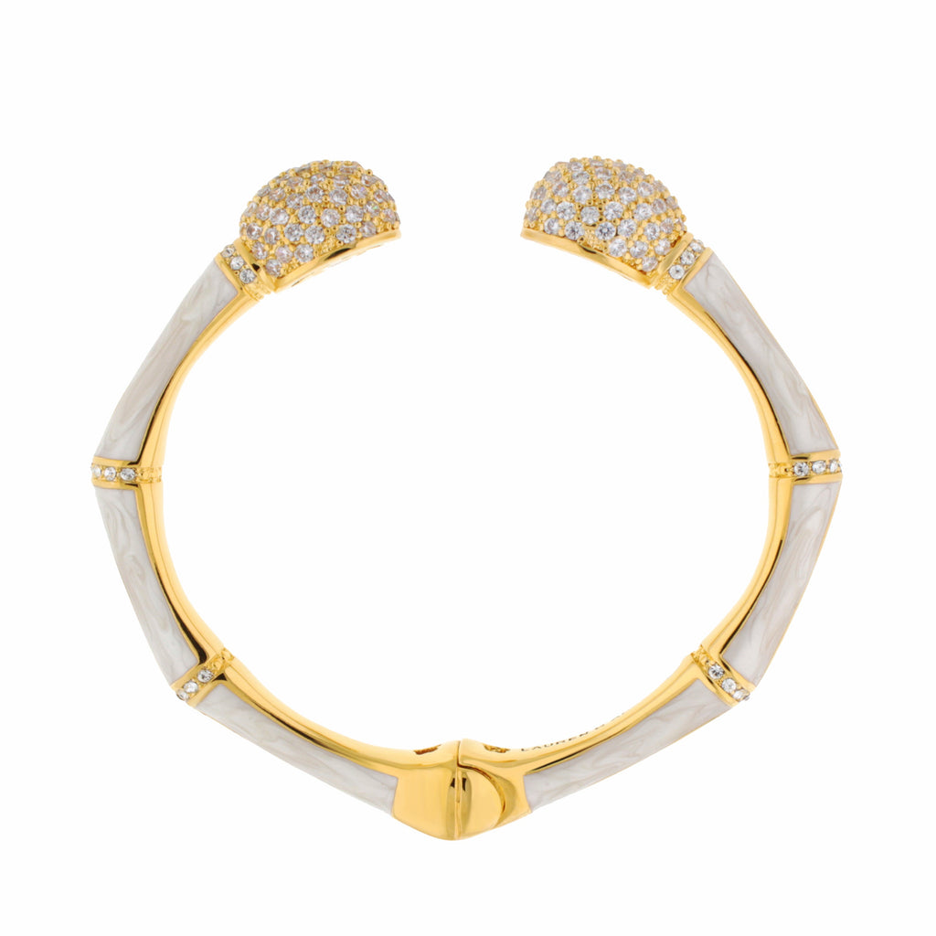 Bamboo Pave Bangle