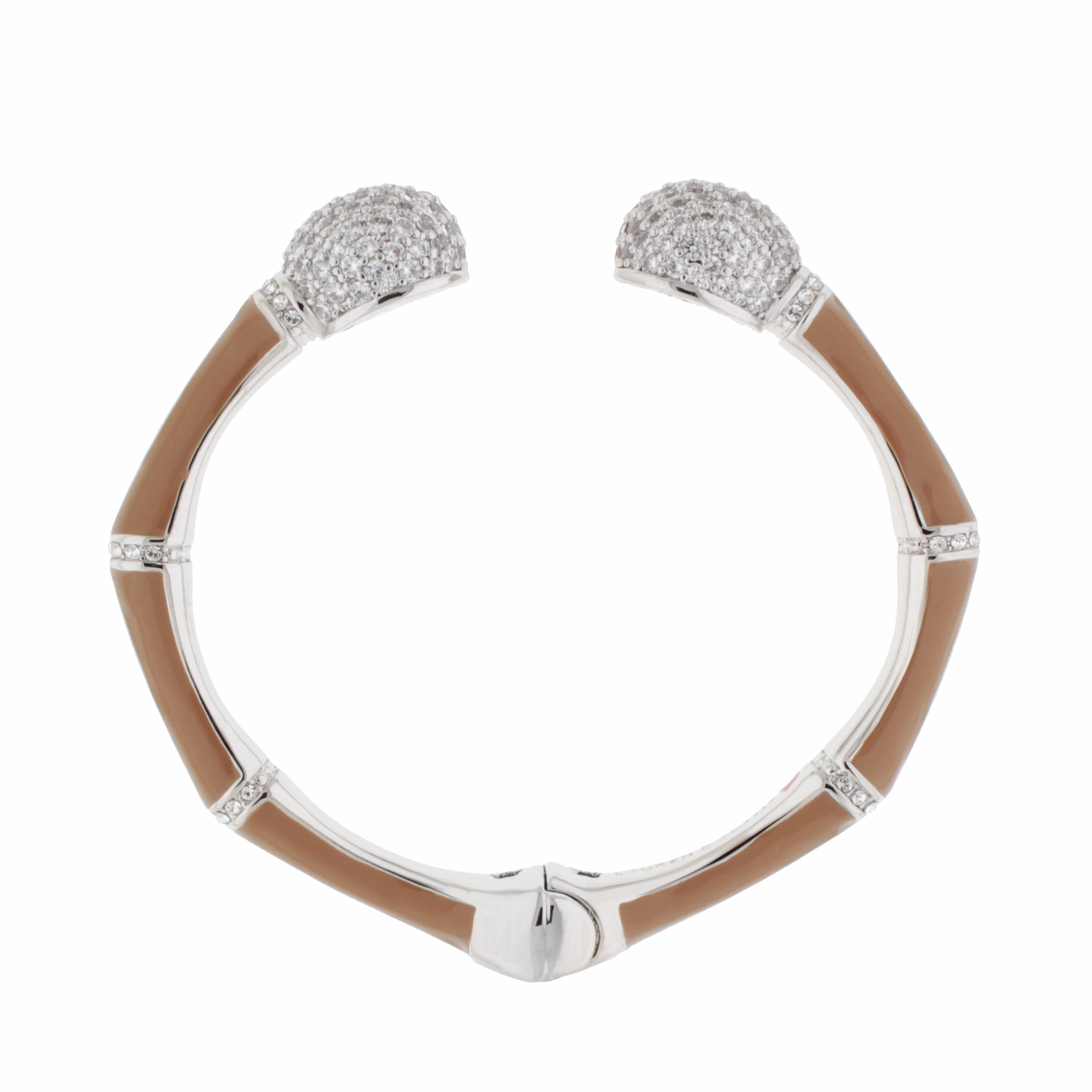 Bamboo Pave Bangle