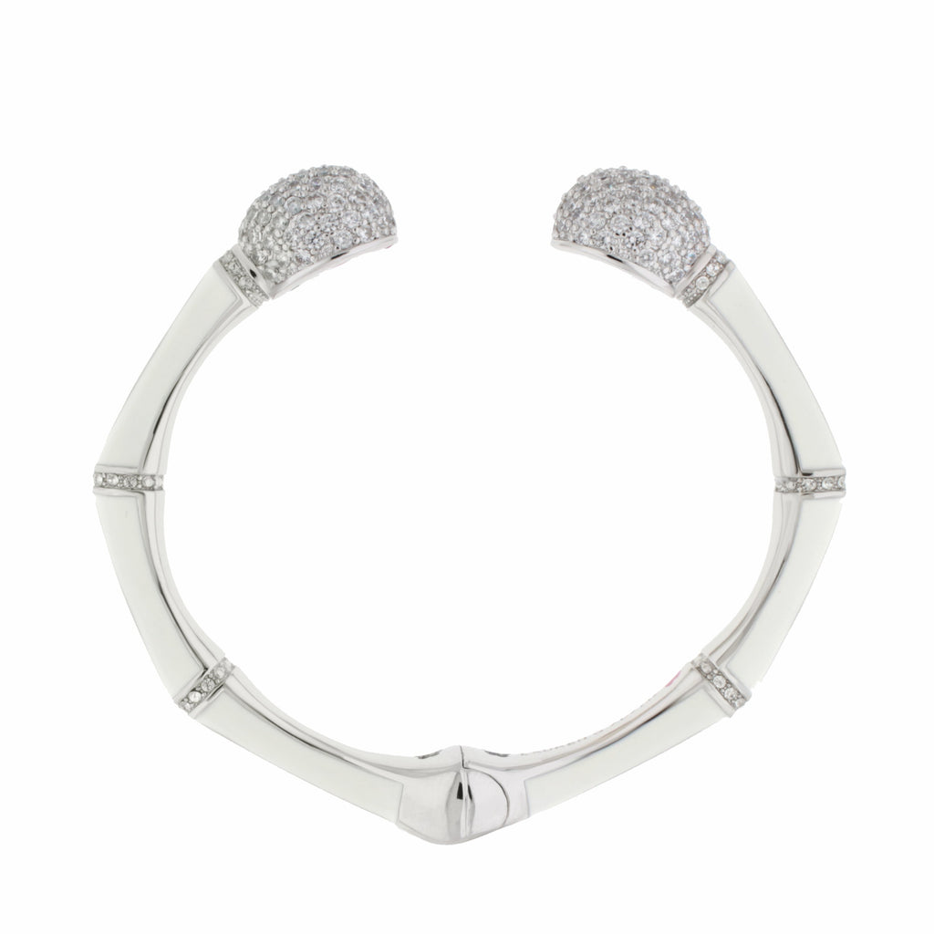Bamboo Pave Bangle
