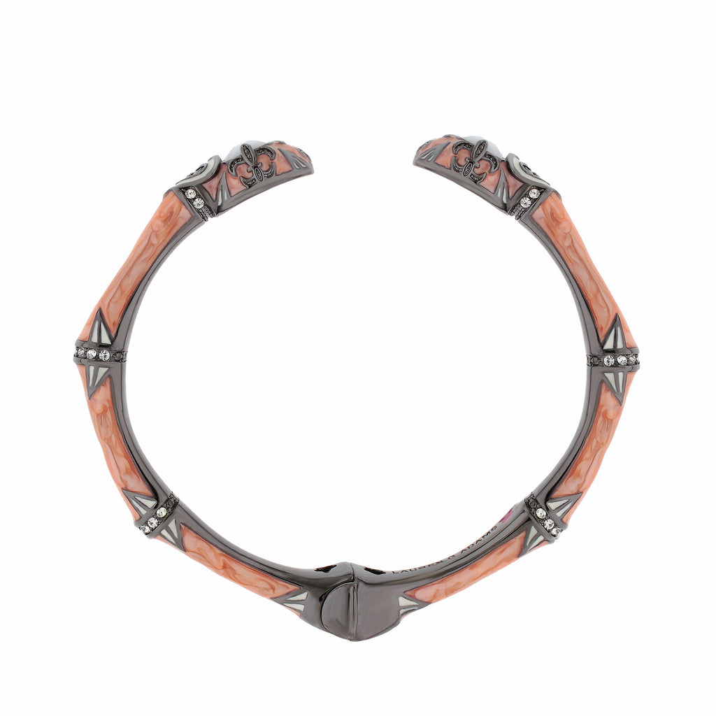 Bamboo Collection Stackable Brass Bangle Plated