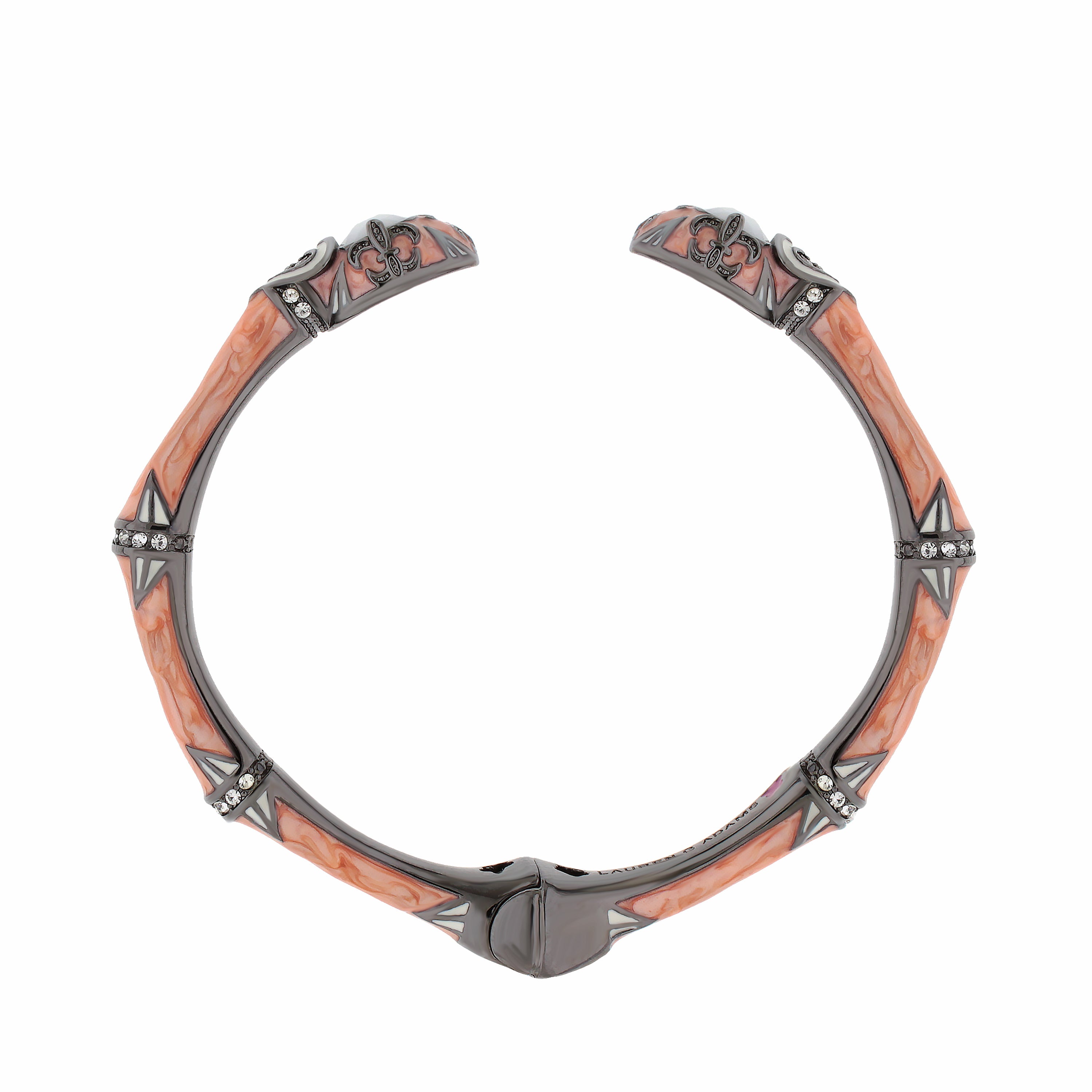 Bamboo Collection Stackable Brass Bangle Plated