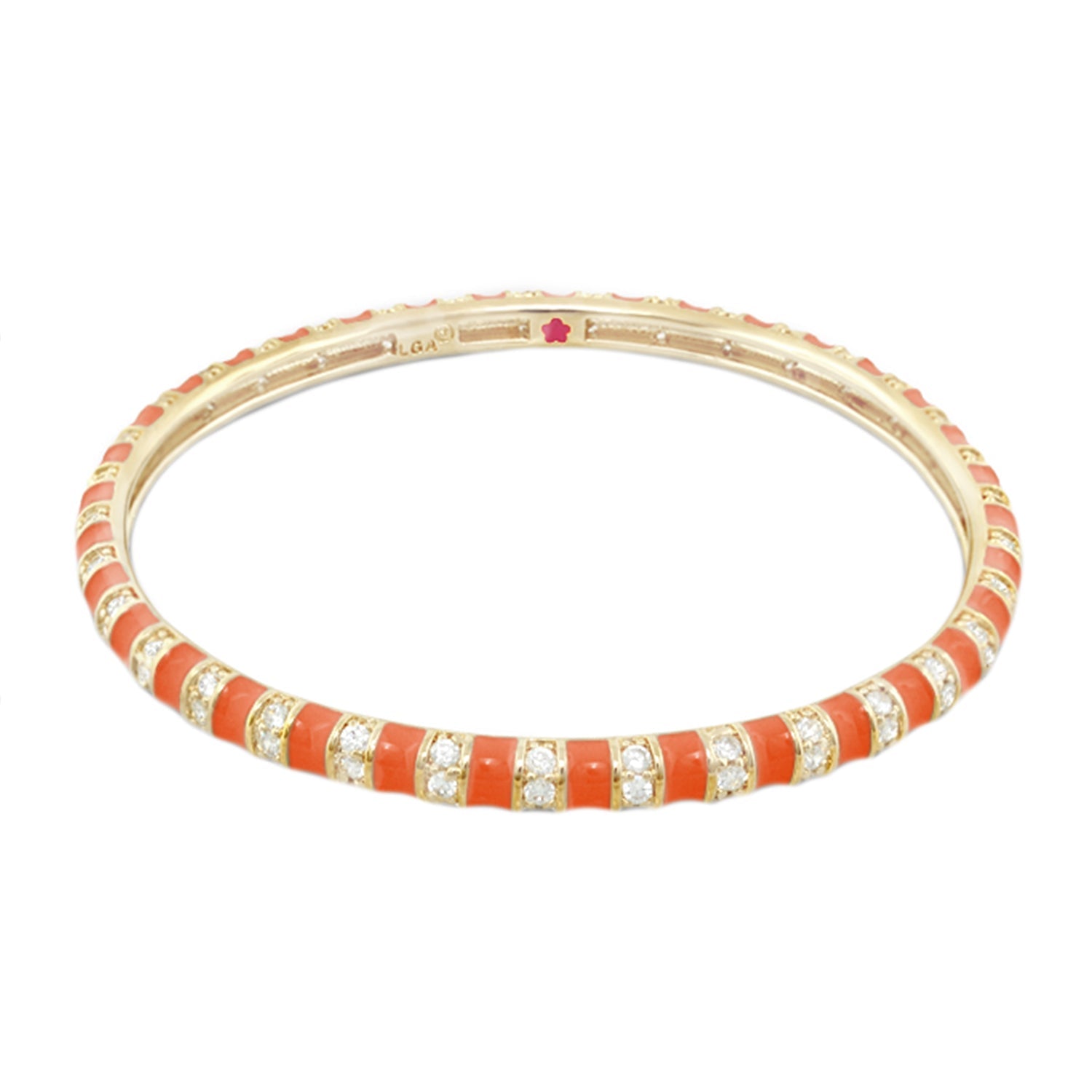 Stripe Tease Stackable Bangle