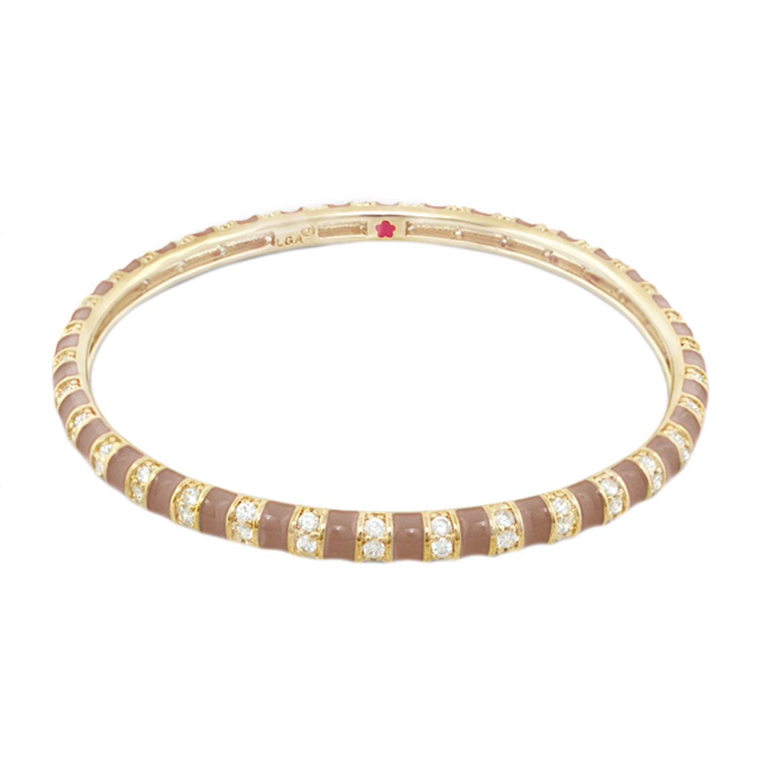 Stripe Tease Stackable Bangle