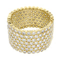 Shimmer and Glimmer Pave Bangle