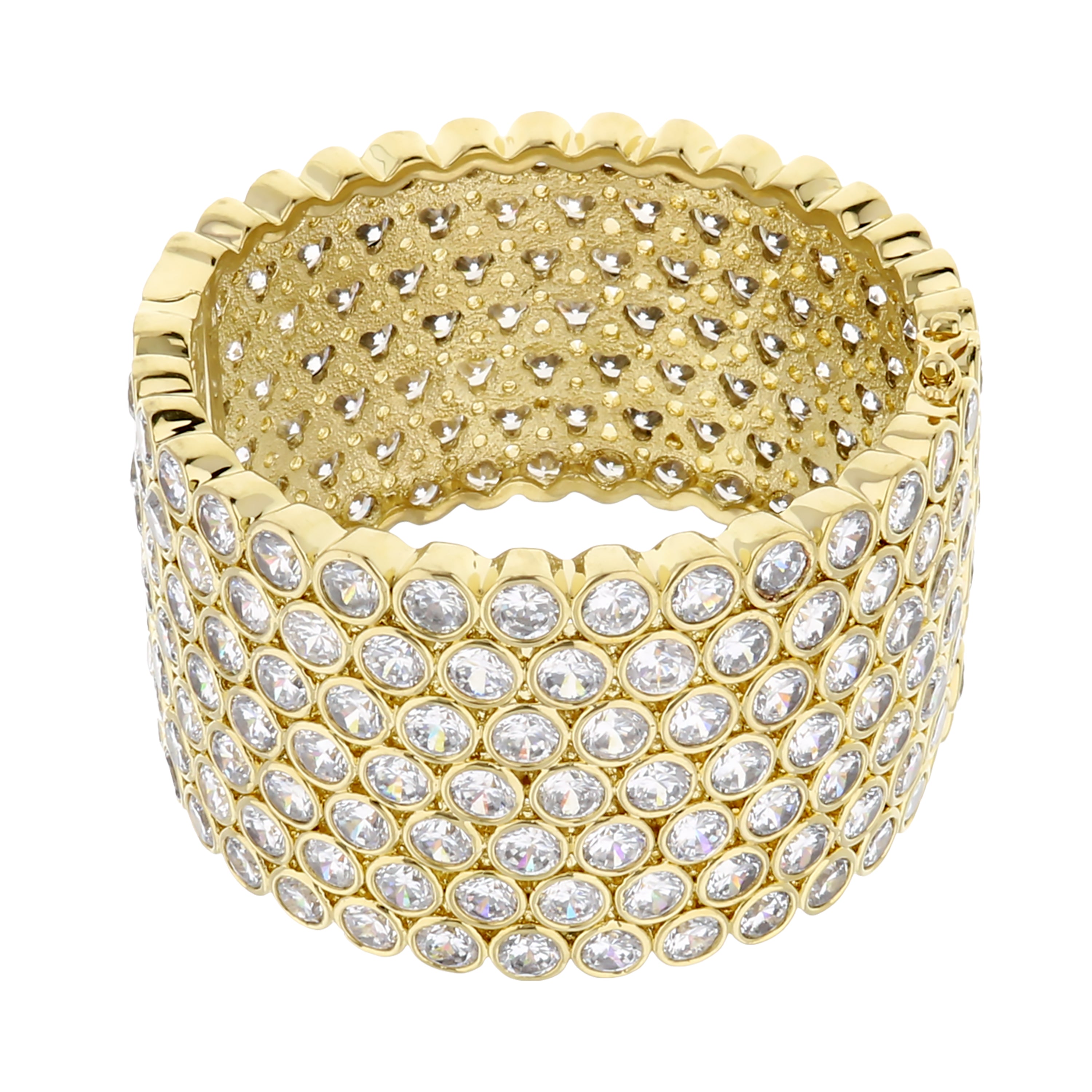 Shimmer and Glimmer Pave Bangle