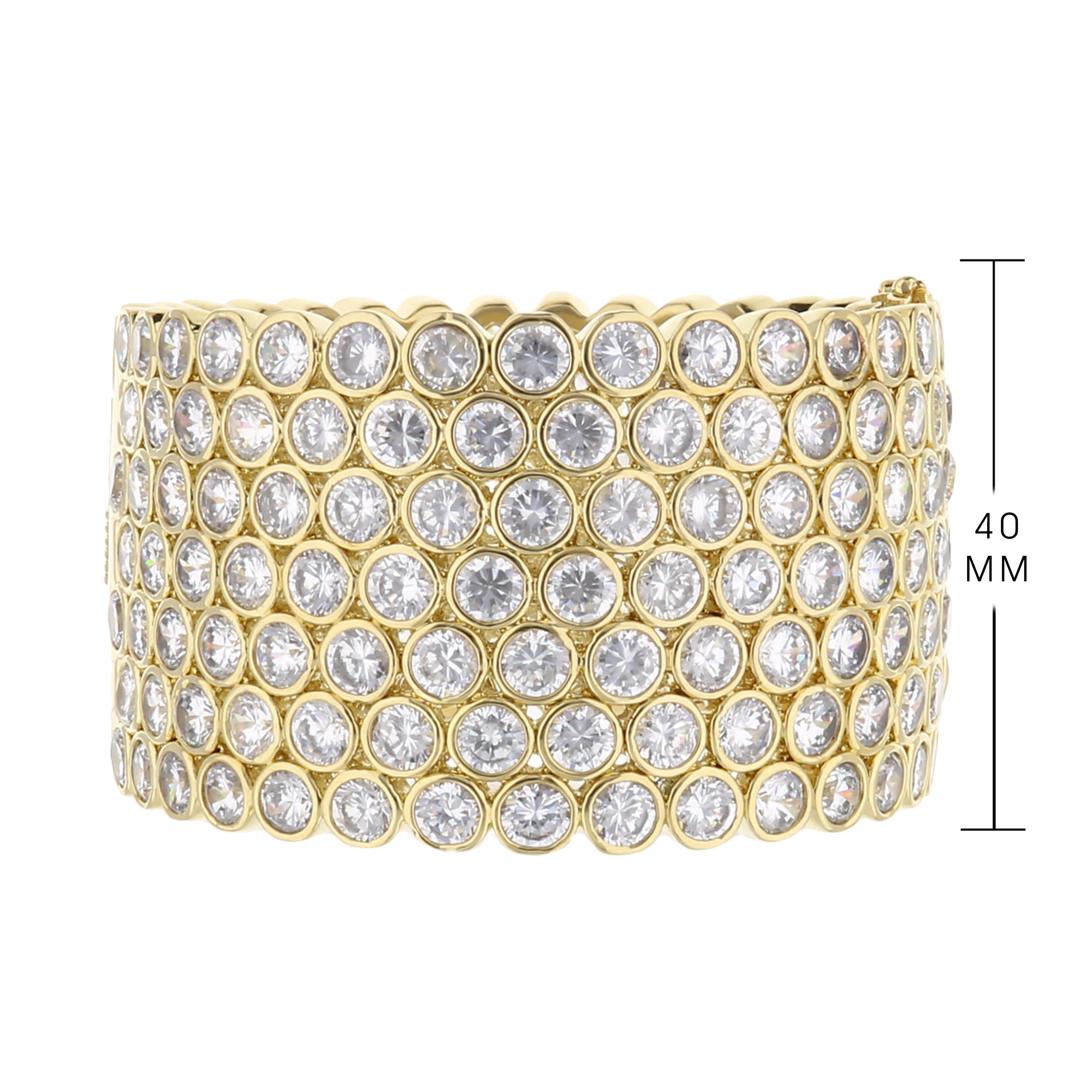 Shimmer and Glimmer Pave Bangle