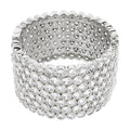 Shimmer and Glimmer Pave Bangle