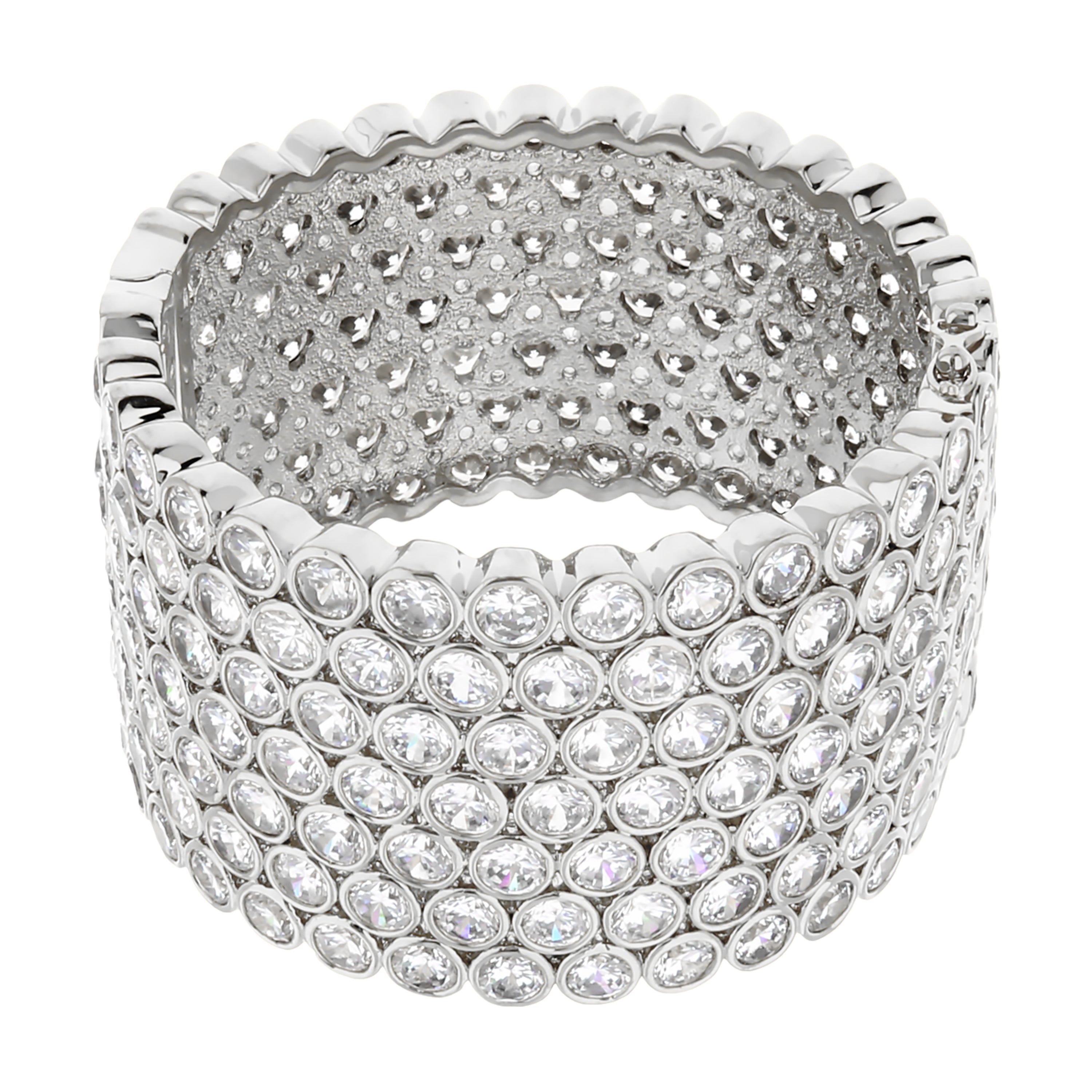Shimmer and Glimmer Pave Bangle