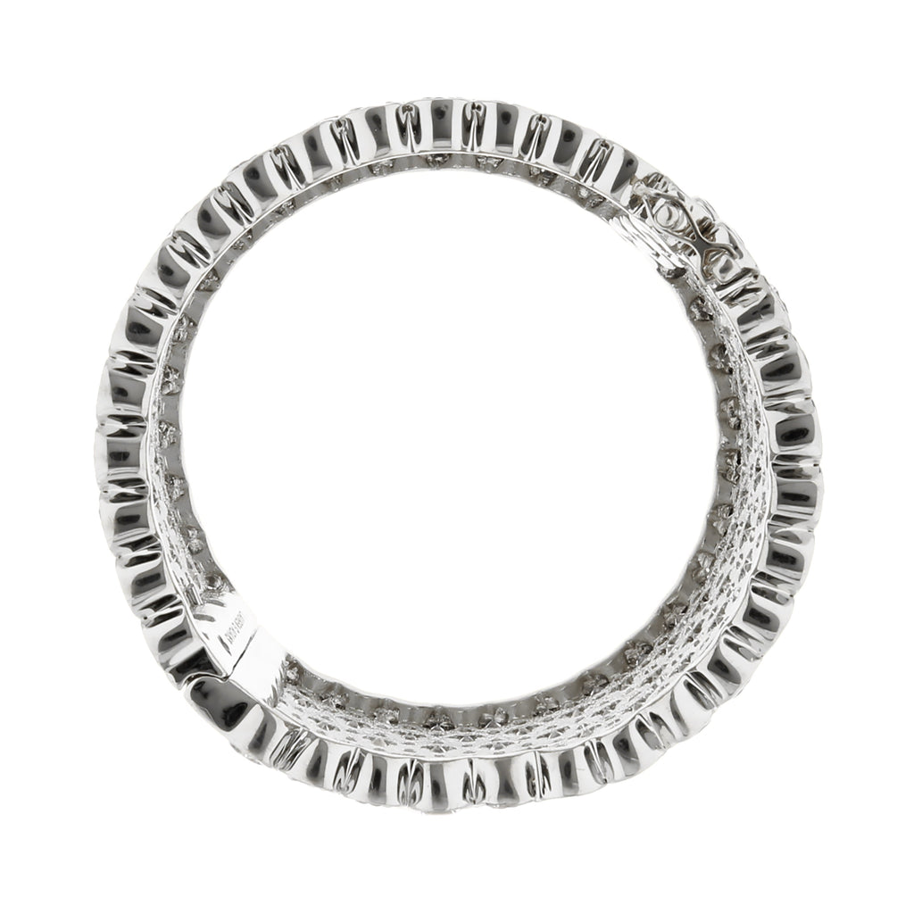 Shimmer and Glimmer Pave Bangle