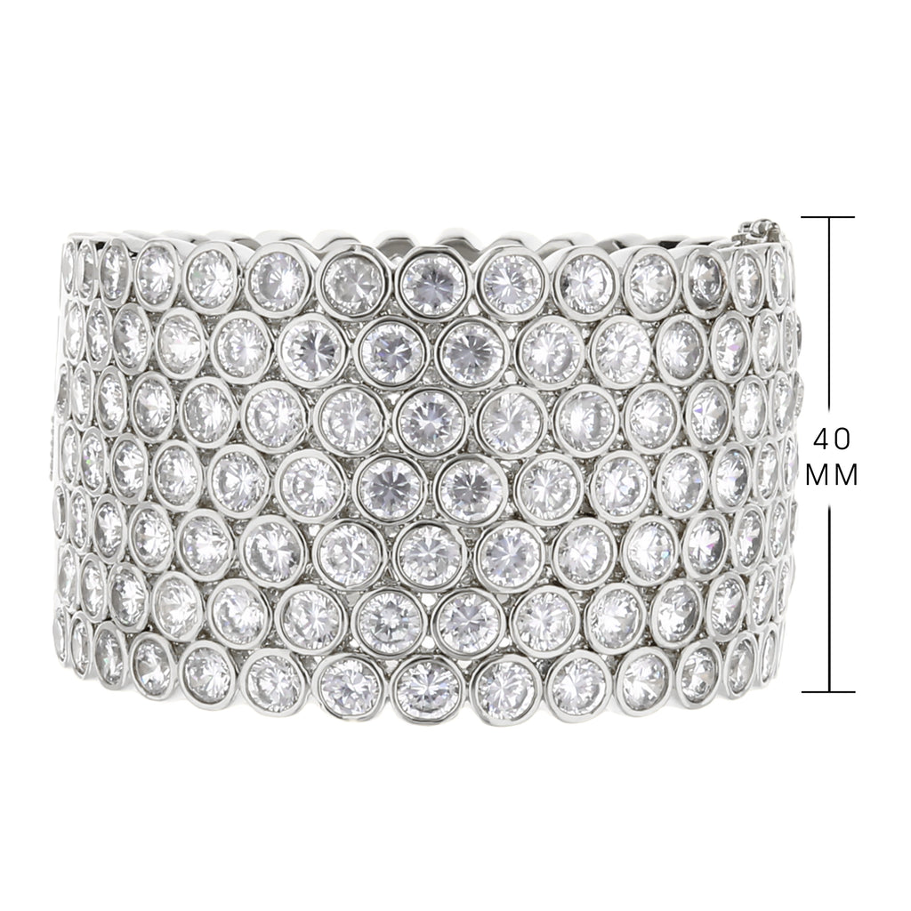 Shimmer and Glimmer Pave Bangle