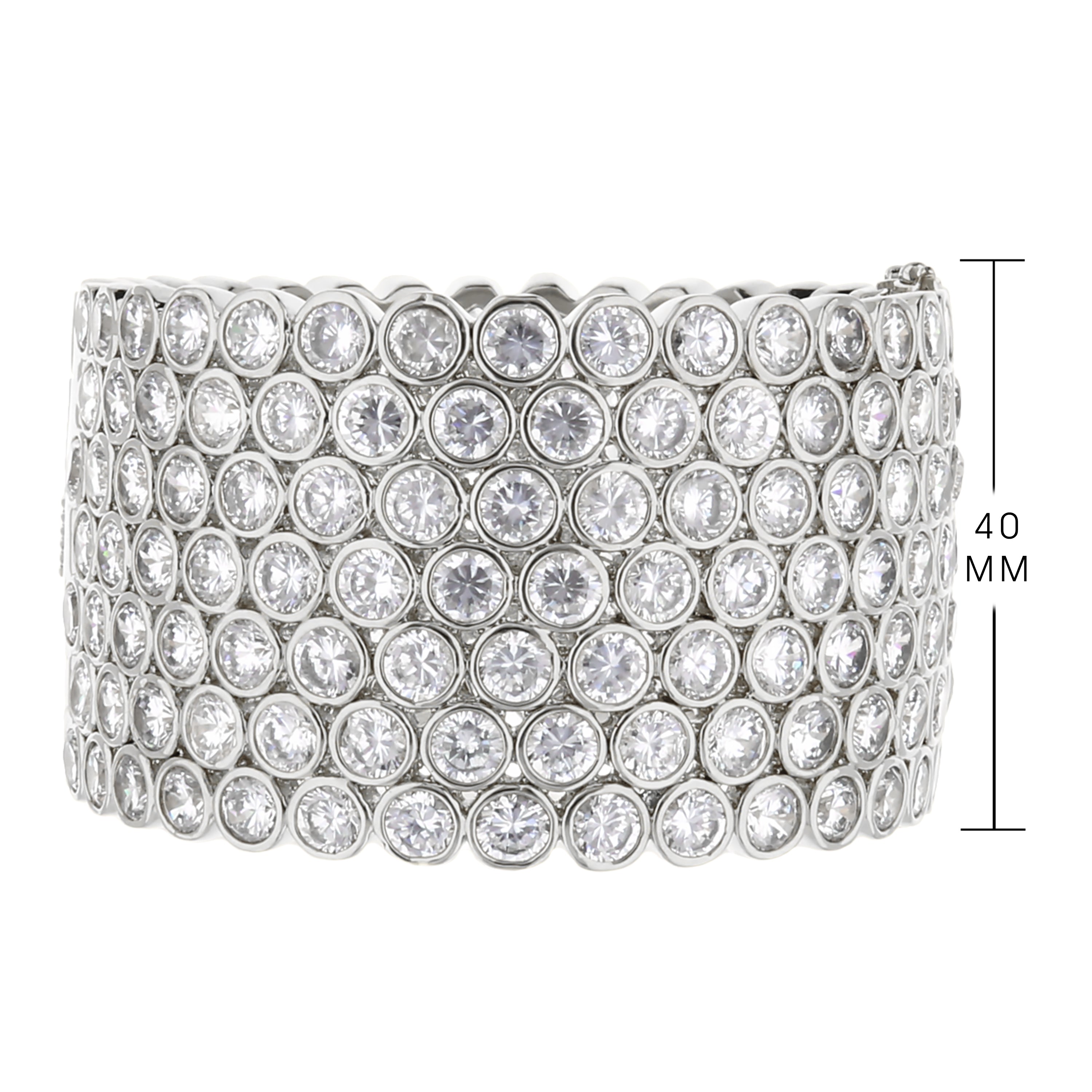 Shimmer and Glimmer Pave Bangle