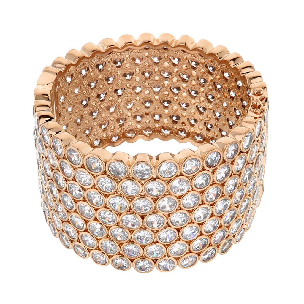 Shimmer and Glimmer Pave Bangle