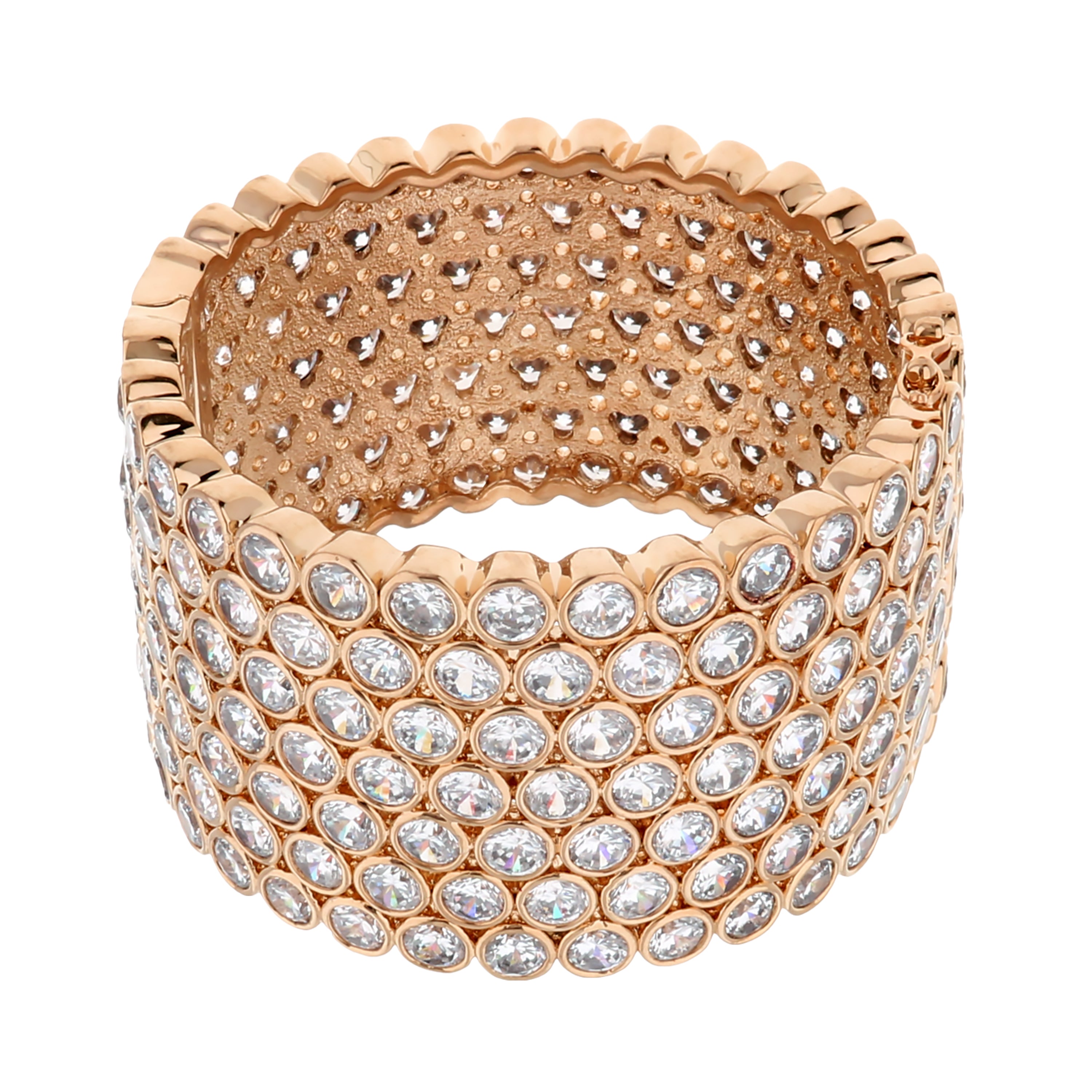 Shimmer and Glimmer Pave Bangle