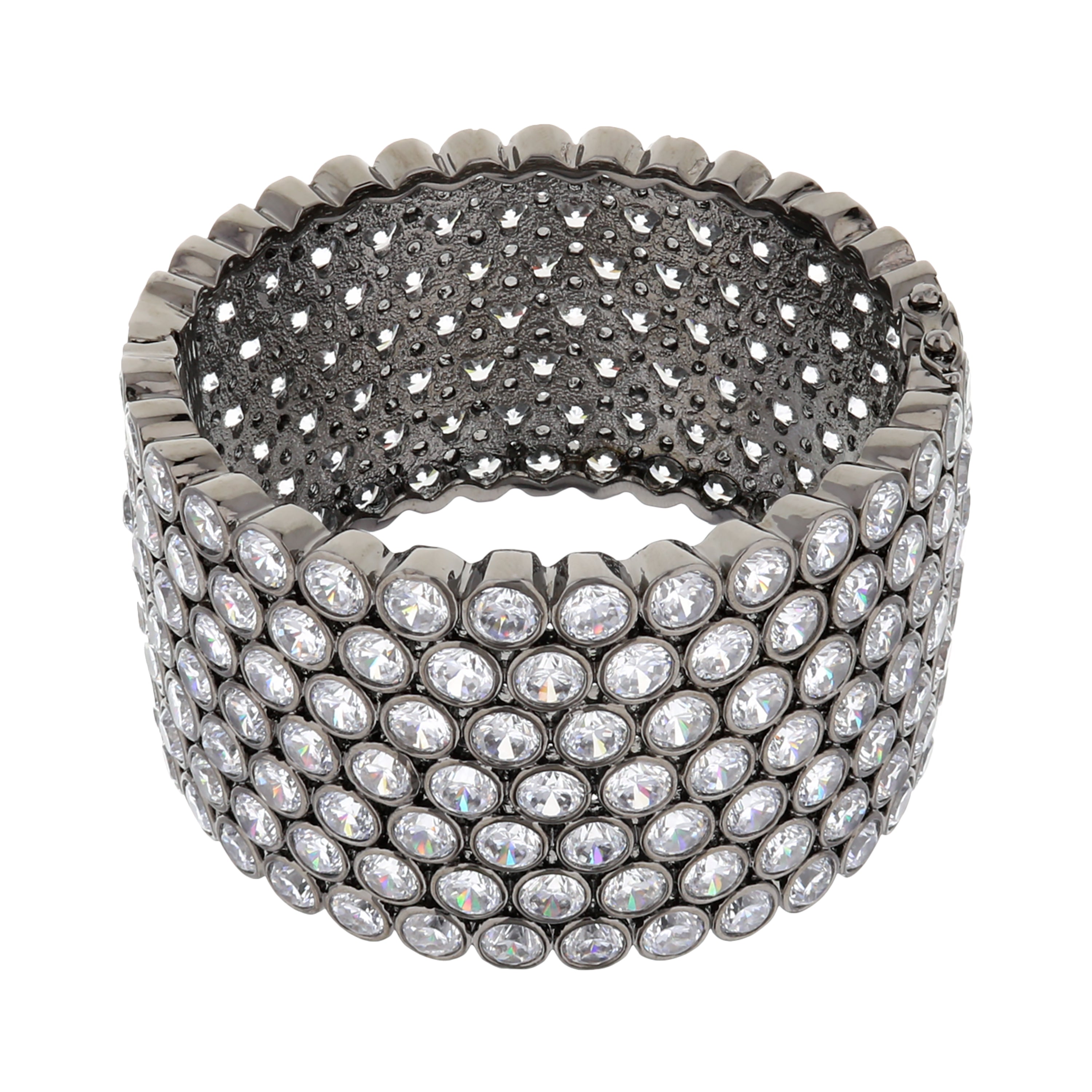 Shimmer and Glimmer Pave Bangle