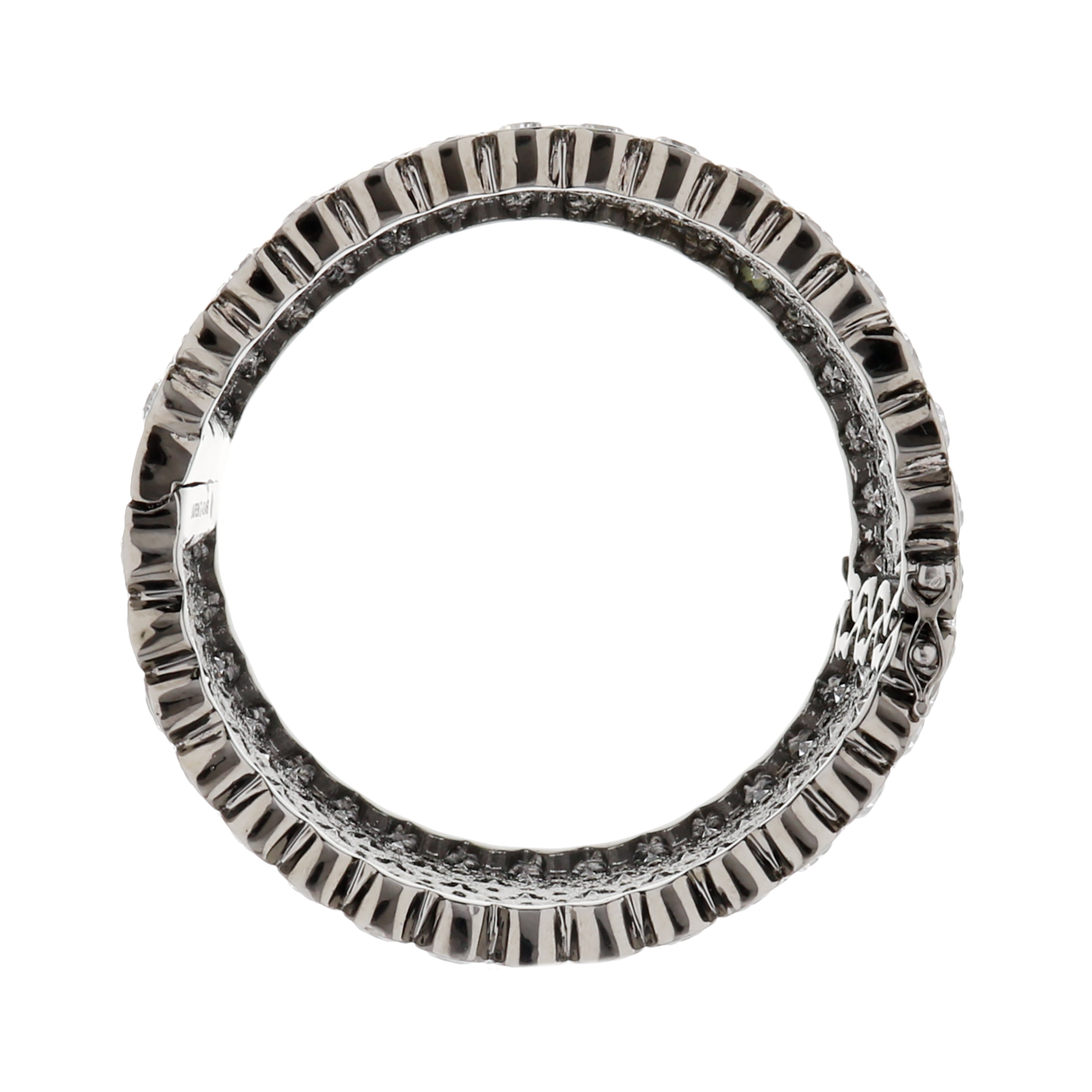 Shimmer and Glimmer Pave Bangle