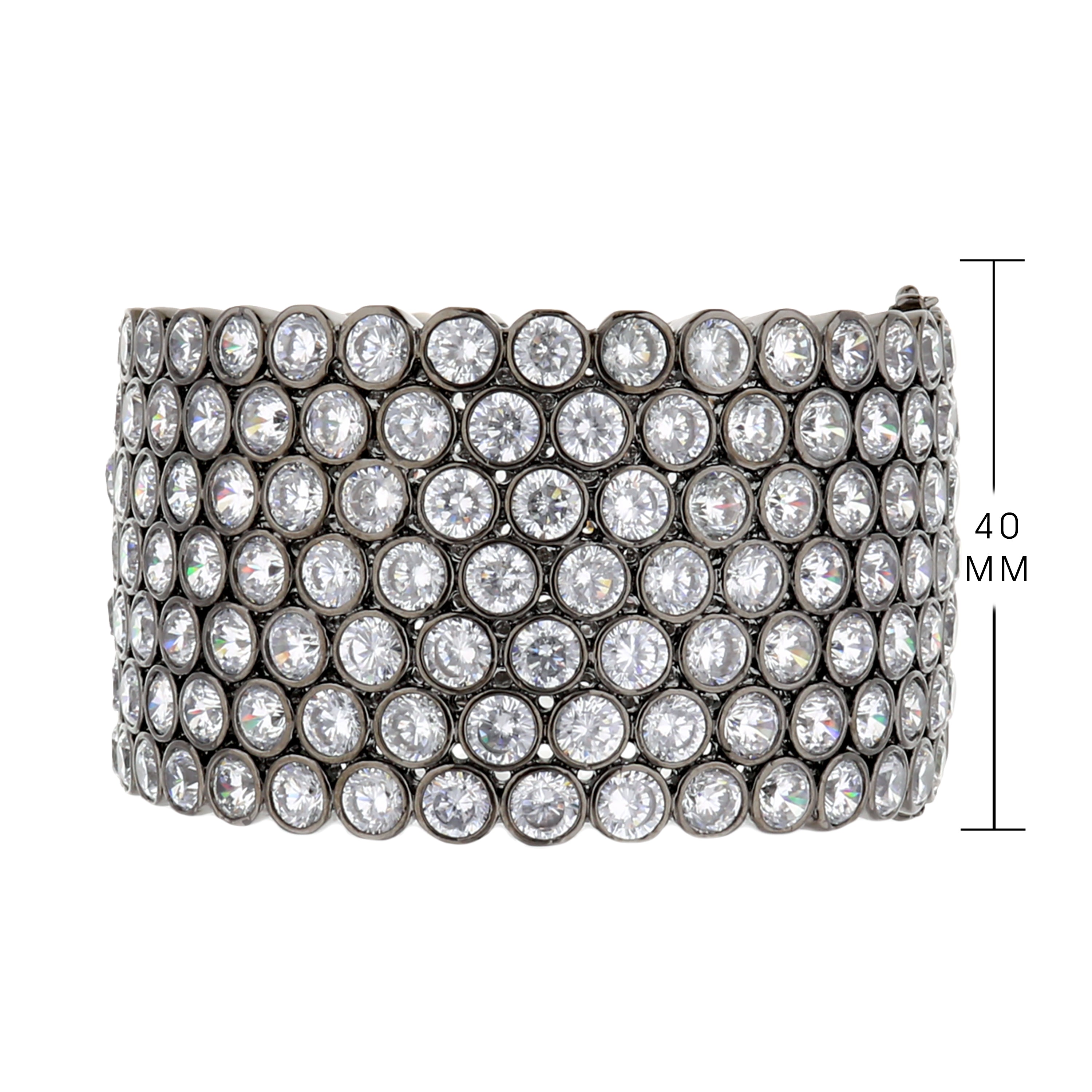 Shimmer and Glimmer Pave Bangle