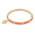 Lucky Hamsa Stackable Bangle