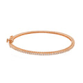 Axis Cubic Zirconia Rose Gold Bracelet