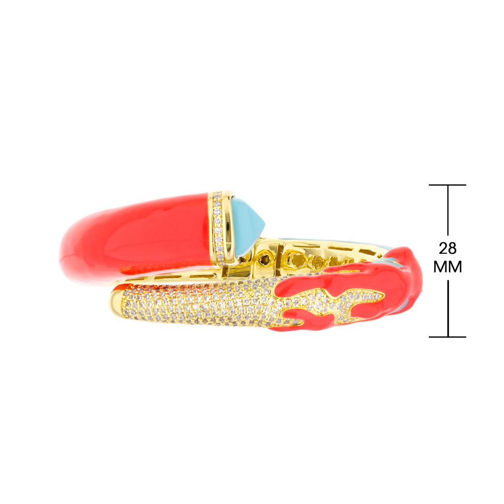 Pretty Little Things Coral Bangle