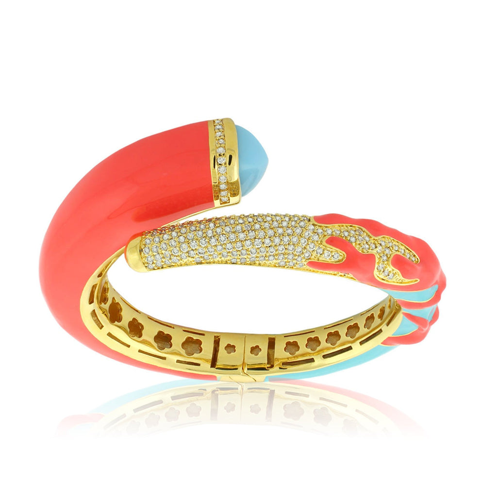 Pretty Little Things Coral Bangle