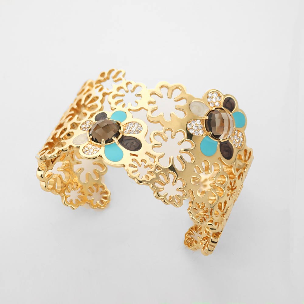 Field of Flowers Cuff Bangle