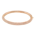 Shimmer and Glimmer Stackable Pave Bangle
